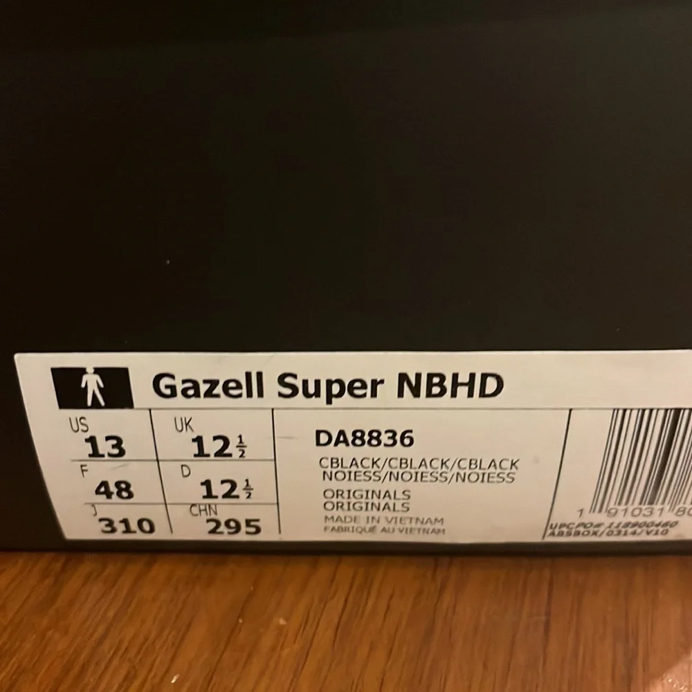 Adidas Gazelle Super NBHD Neighborhood Shoes Sneakers new DA8836 Mens Size 13